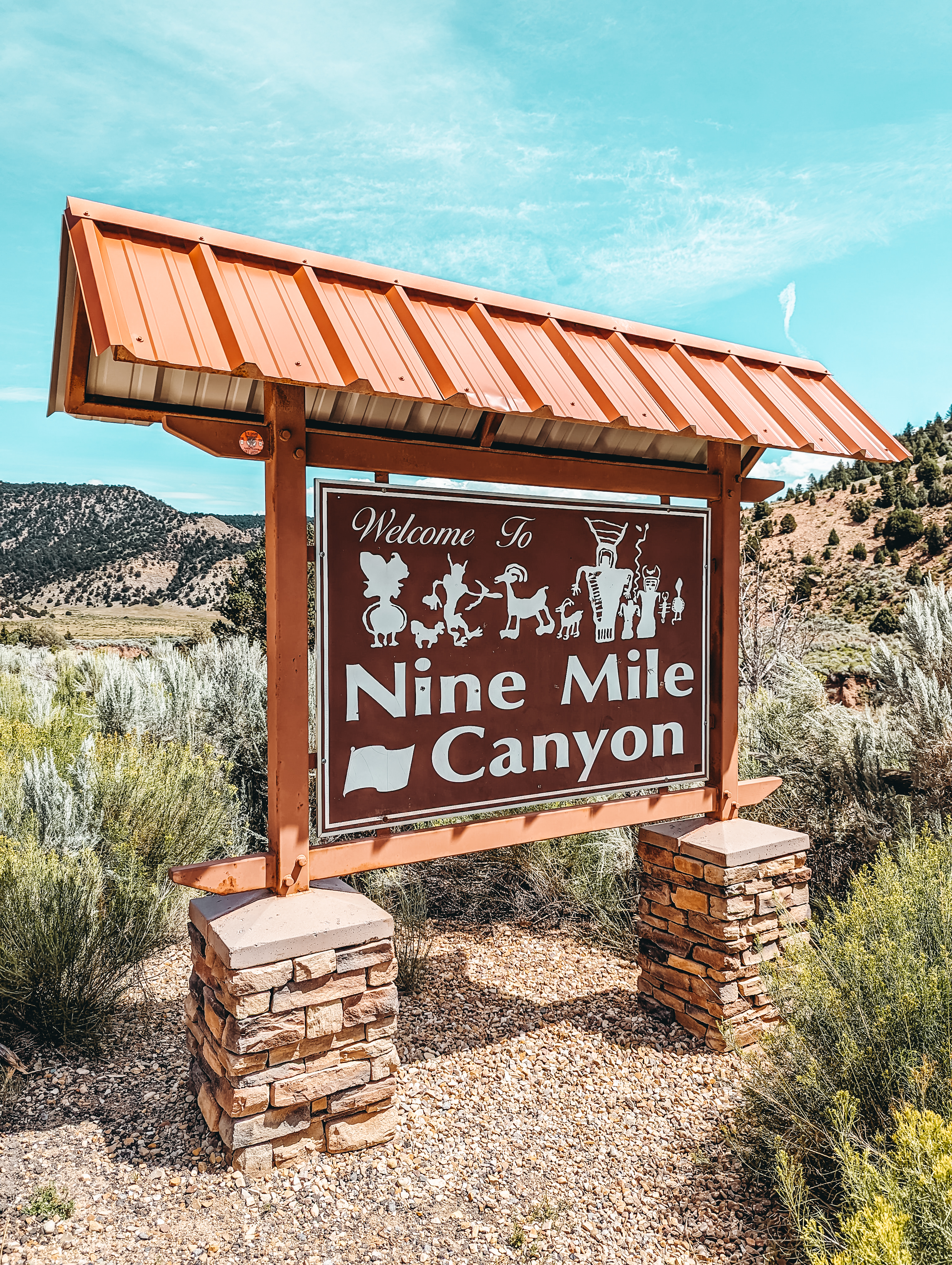 Nine Mile Canyon - one of Utah's unique travel destinations